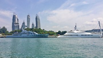 yacht dock singapore